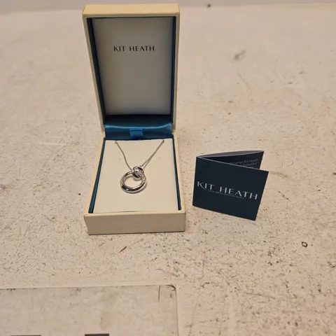 KIT HEATH NECKLACE WITH CIRCULAR PENDANT – BOXED