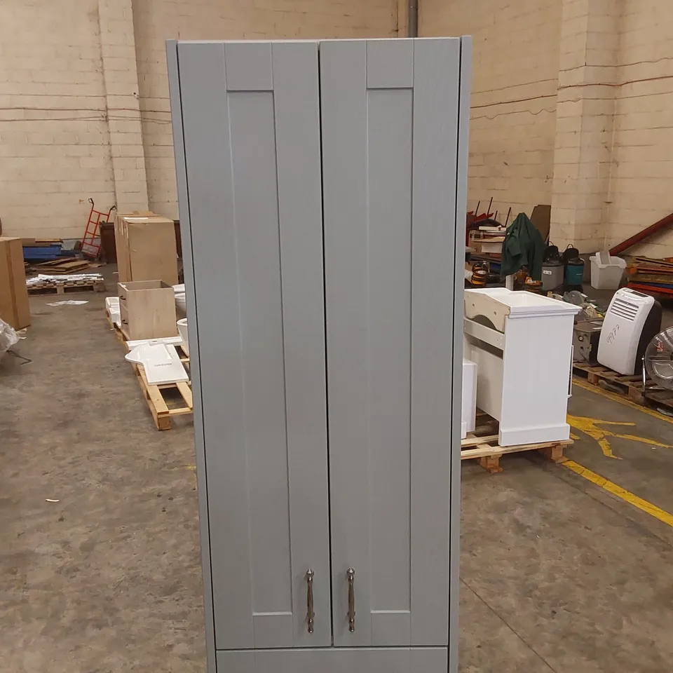 DESIGNER TALL BATHROOM UNIT WITH 2 DOORS 