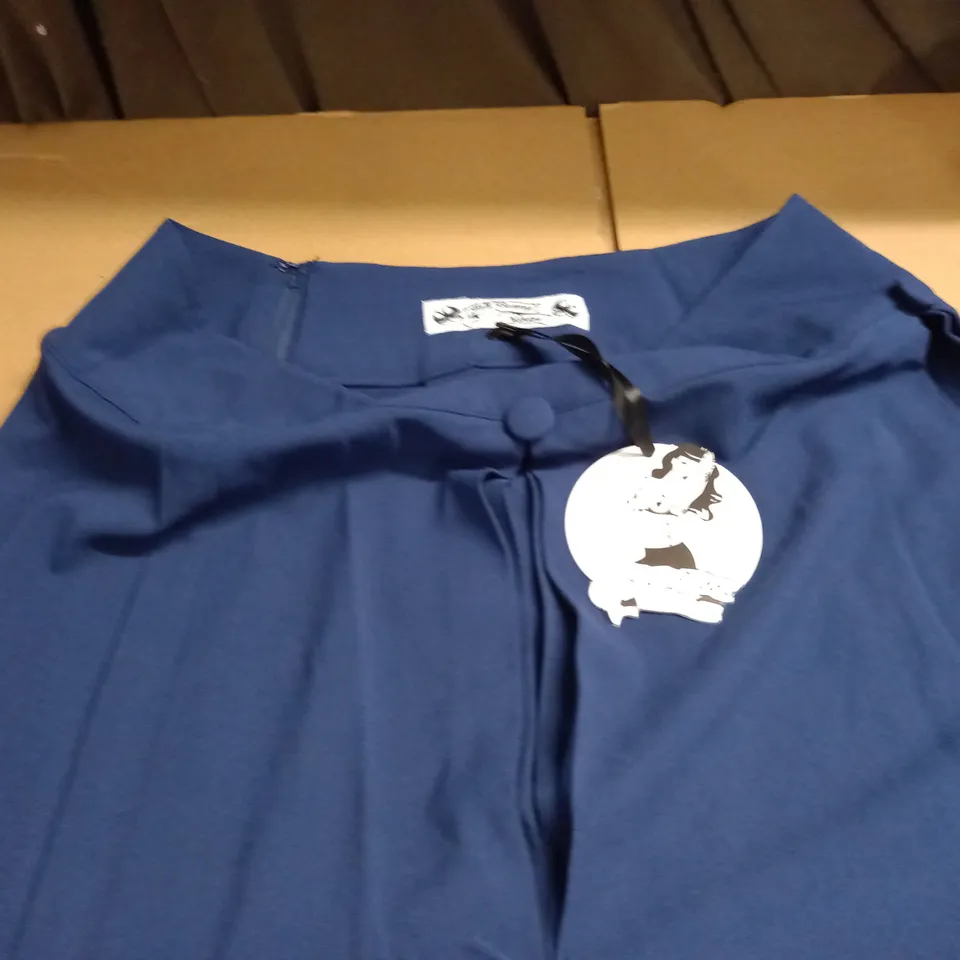 LOT OF 7 ASSORTED HELL BUNNY VIXEN BLUE SKIRTS - VARIOUS SIZES