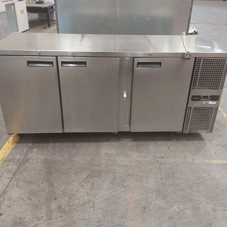 PRECISION HCU311 3 DOOR BENCH FRIDGE