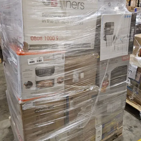 PALLET OF APPROXIMATELY 38 UNPROCESSED RAW RETURN HOUSEHOLD AND ELECTRICAL GOODS TO INCLUDE;