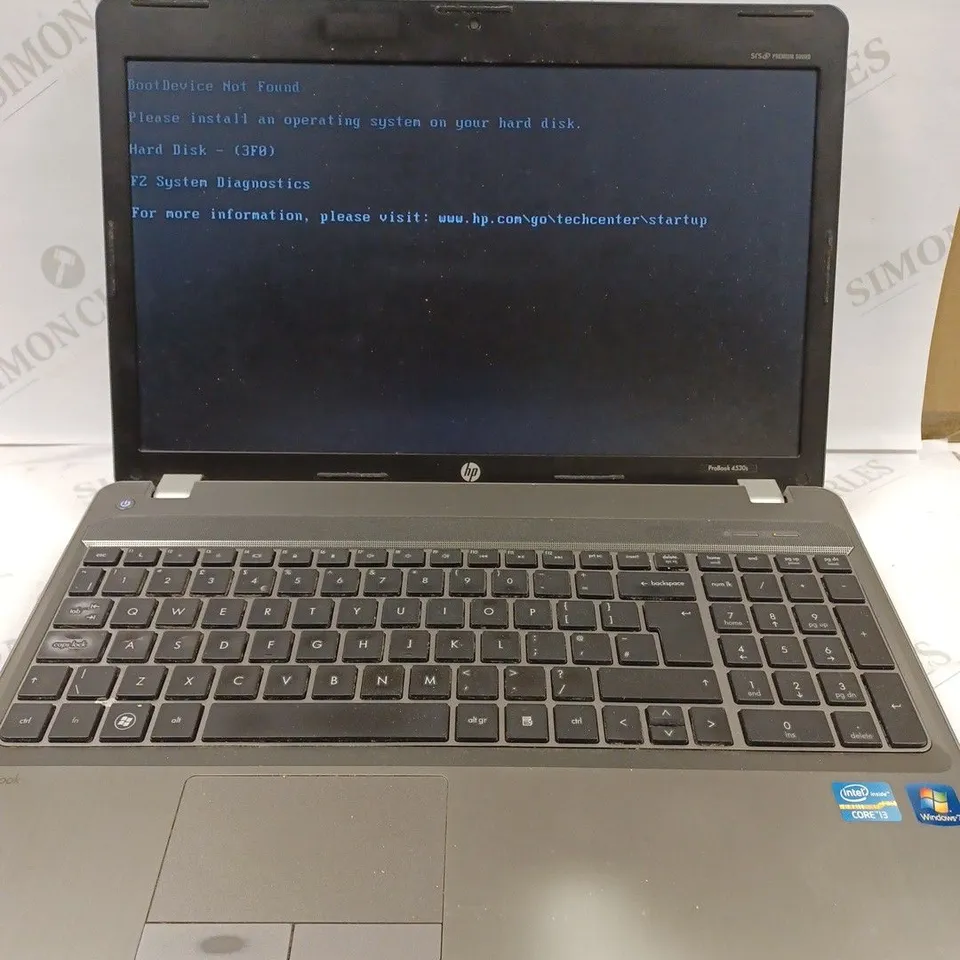 HP PROBOOK 4530S LAPTOP 