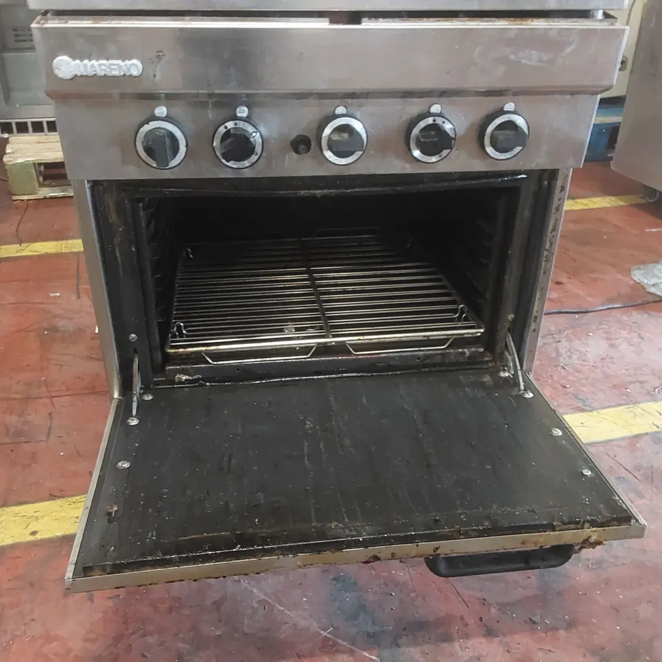 MARENO COMMERCIAL GAS 4 BURNER OVEN RANGE