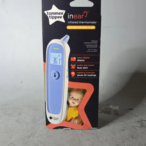 BOXED TOMMEE TIPPEE IN EAR INFRARED THERMOMETER 