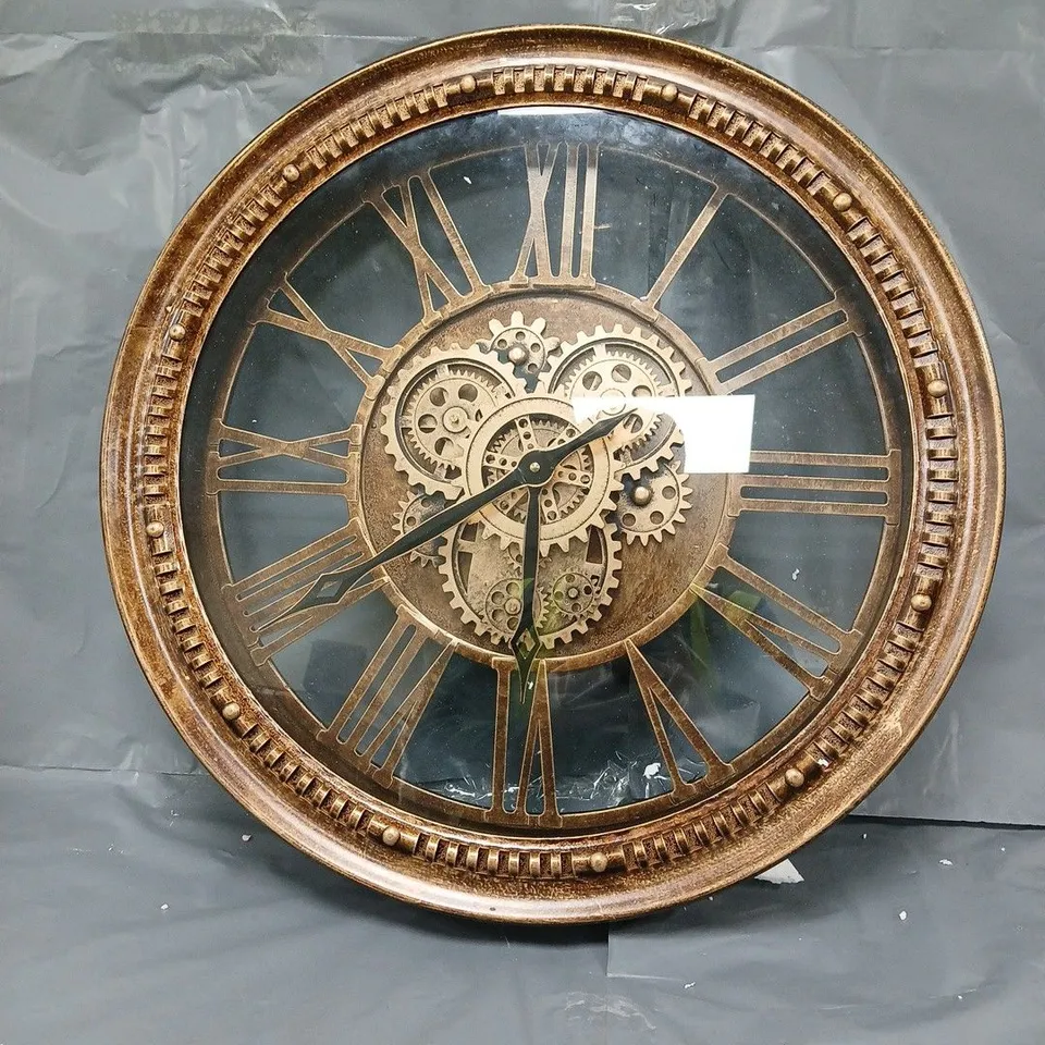 BOXED COGS CLOCK
