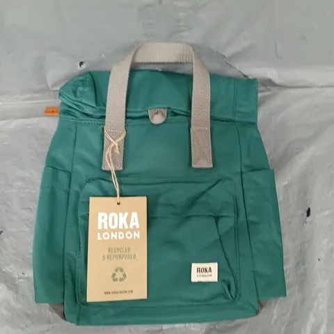 ROKA LONDON SMALL TEAL BACKPACK 