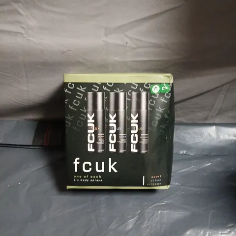 FCUK GIFT SET – 3 X BODY SPRAYS