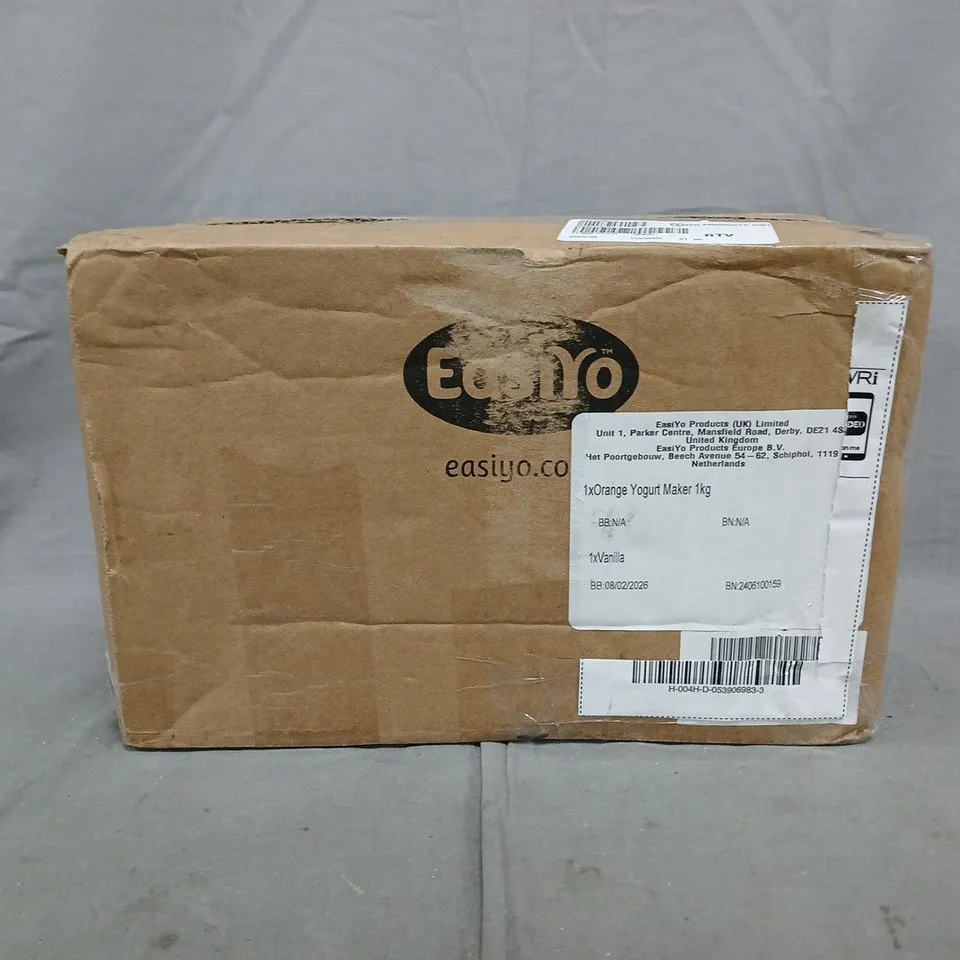 BOXED EASIYO YOGURT MAKER WITH YOGURT STORAGE JAR & EVERYDAY VANILLA SACHET
