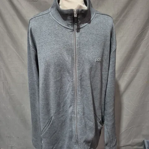 BOSS ZIP UP JACKET IN GREY SIZE XXL