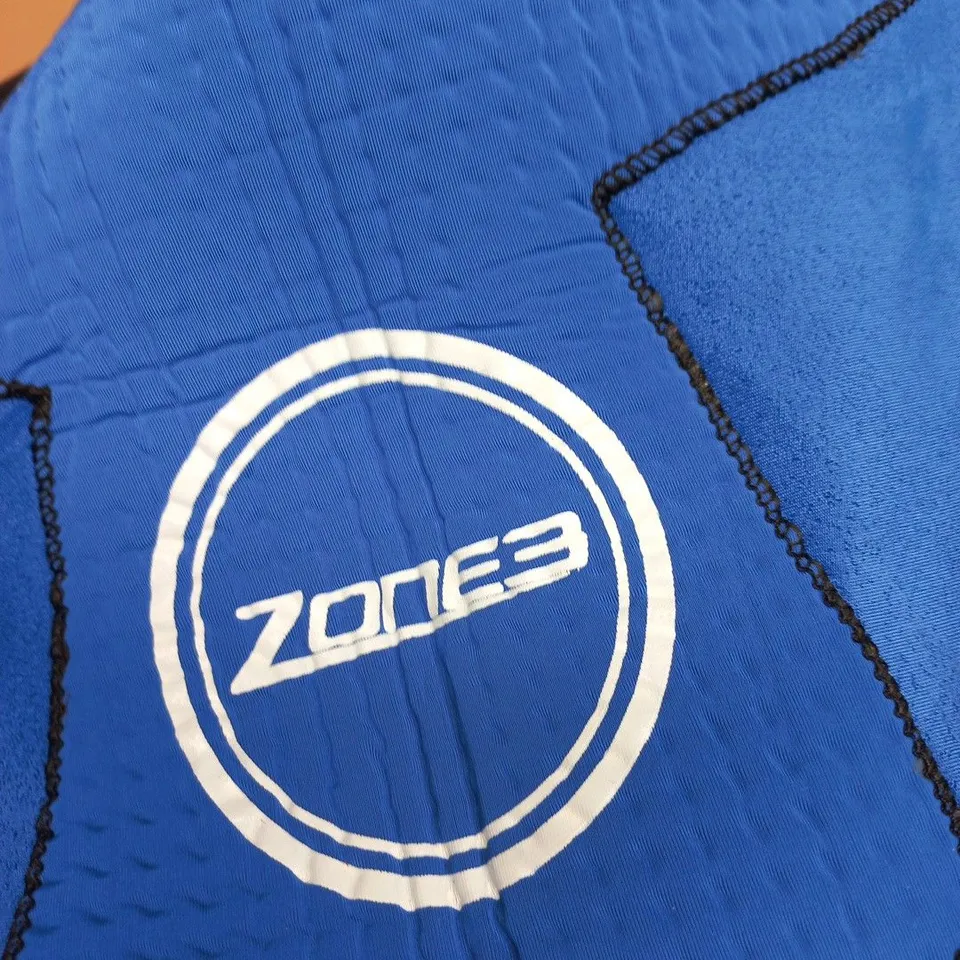 ZONE3 WETSUIT – BLUE/BLACK FULL-LENGTH NEOPRENE WATER-SPORTS SUIT - L