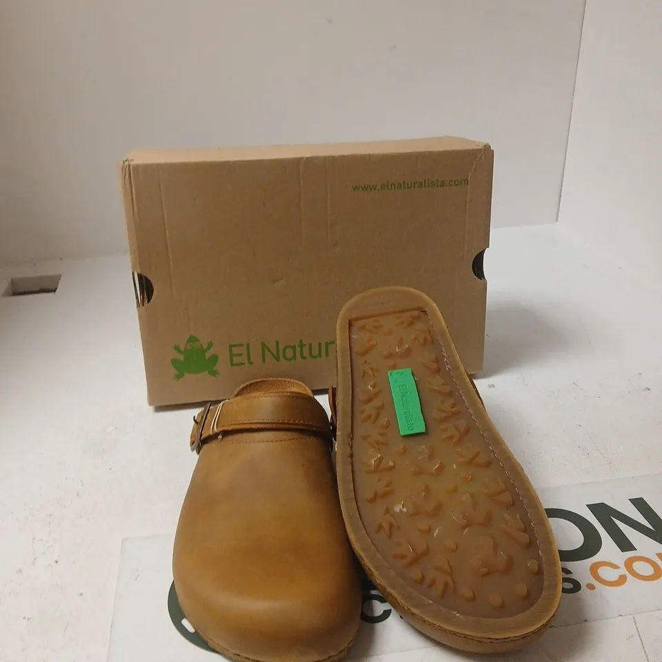 EL NATURALISTA WOMEN'S SANDAL WITH BUCKLE – TAN - EUR 42 