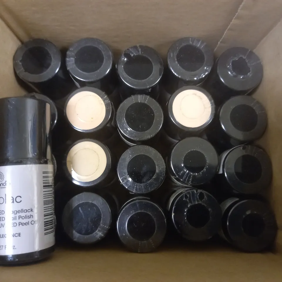 BOX OF 21 ALESSANDRO STRIPLAC PEEL-OFF UV LED NAIL POLISH #NUDE ELEGANCE