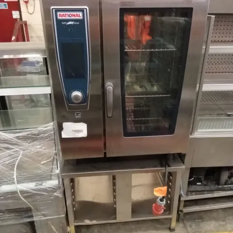 RATIONAL COMMERCIAL ELECTRIC COMBI OVEN AND BASE STAND - SCC WE 101
