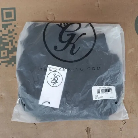 BAGGED GYM KING DYNAMIC TEE IN BLACK SIZE MEDIUM