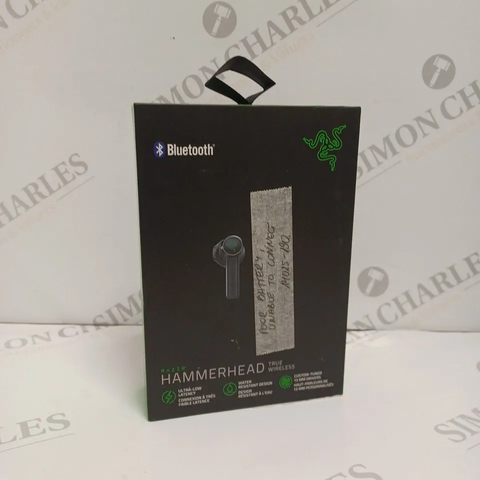 BOXED RAZER HAMMERHEAD TRUE WIRELESS EARBUDS 