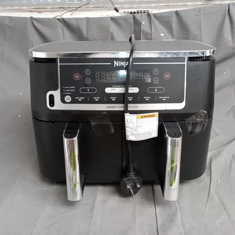 BOXED NINJA FOODI MAX DUALZONE AIR FRYER IN BLACK