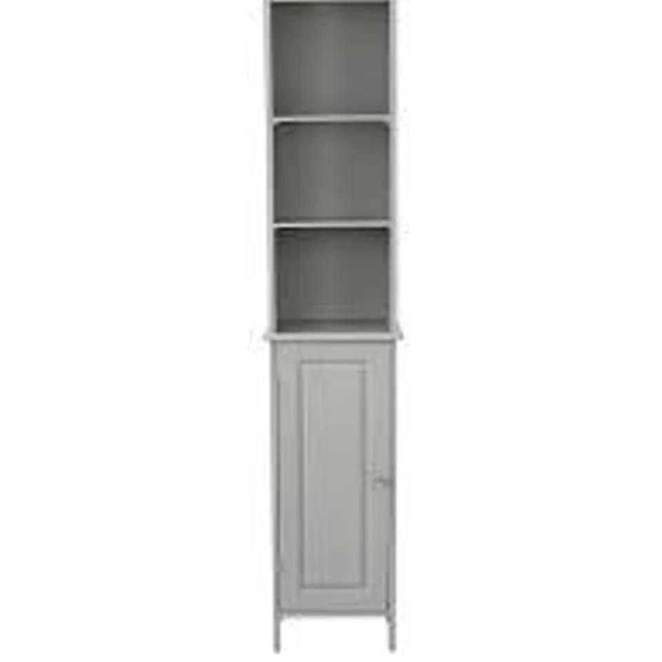 BOXED DEVONSHIRE TALL CABINET - GREY (1 BOX)