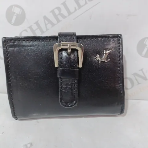 ASHWOOD STELLA RFID LEATHER PURSE - BLACK