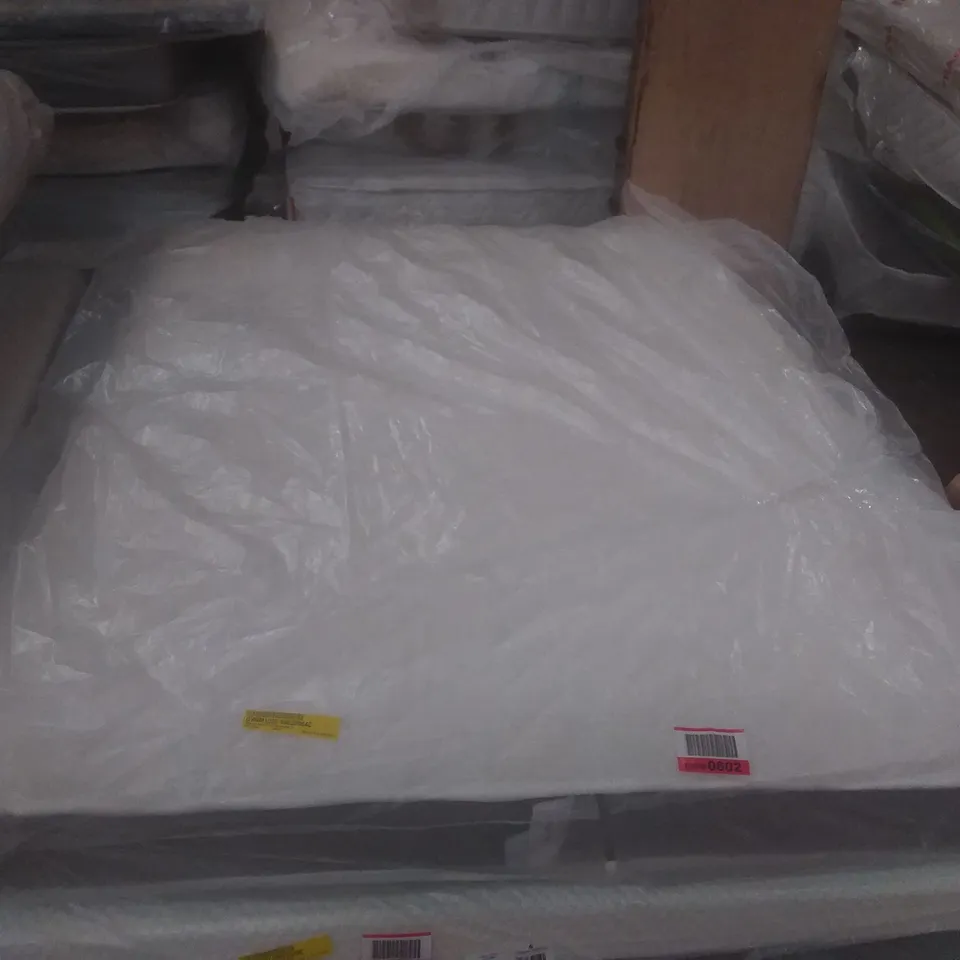 QUALITY BAGGED 4'6" DOUBLE ADAMINE SERENITY COIL SPRING MATTRESS