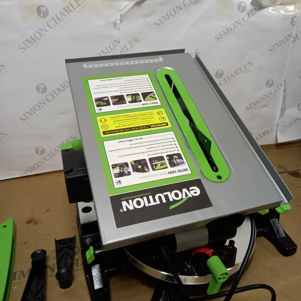 EVOLUTION MULTIPURPOSE MITRE/TABLE SAW