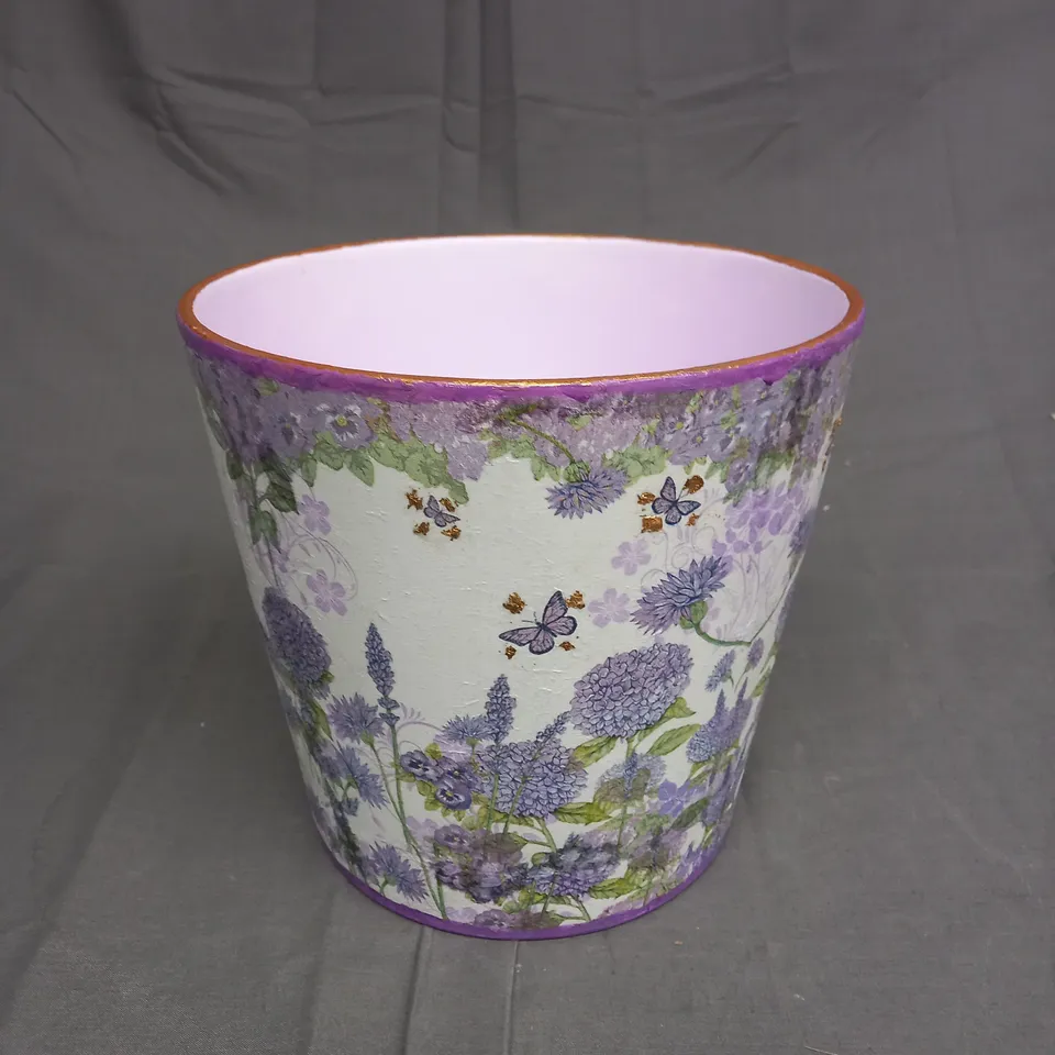 FLORAL PATTERN POT PLANT POT