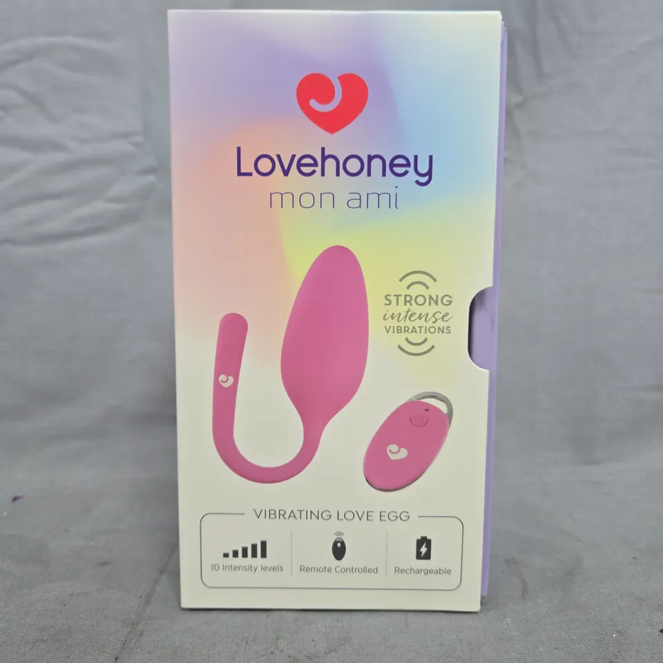 BOXED LOVEHONEY MON AMI VIBRATING LOVE EGG