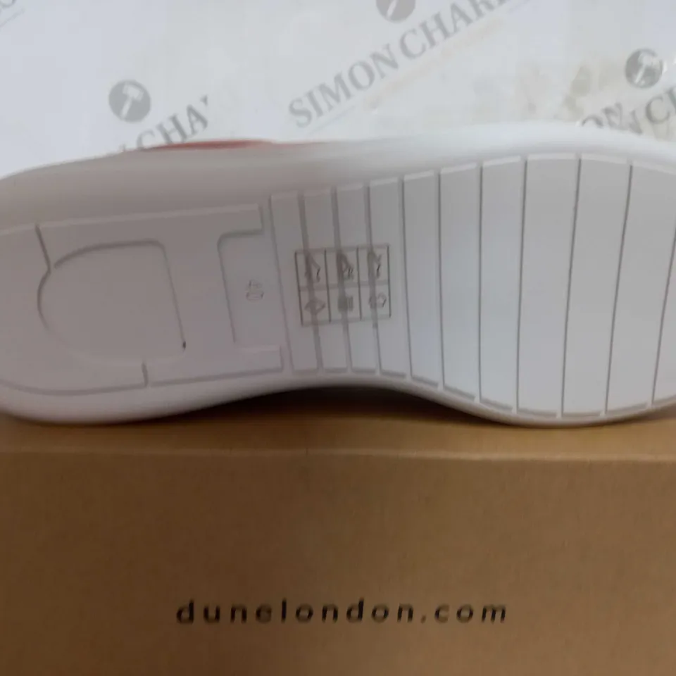 BOXED PAIR OF DUNE LONDON SHOES NAVY