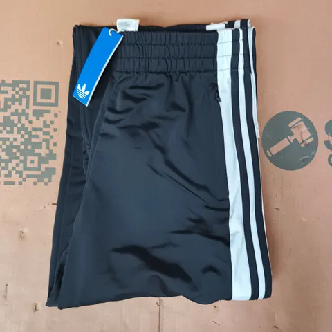 ADDIAS KID'S ADIBREAK PANTS IN BLACK/WHITE SIZE 15-16 YEARS