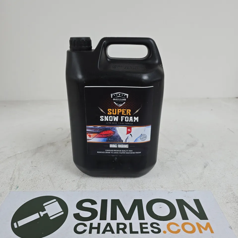 SUPER SNOW FOAM CAR WASH FOAM - ORANGE FRAGRANCE, 5L