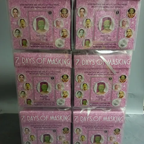 SKIN TREATS LOT OF 6 7 DAYS OF MASKING ADVENT CALENDER GIFT SET