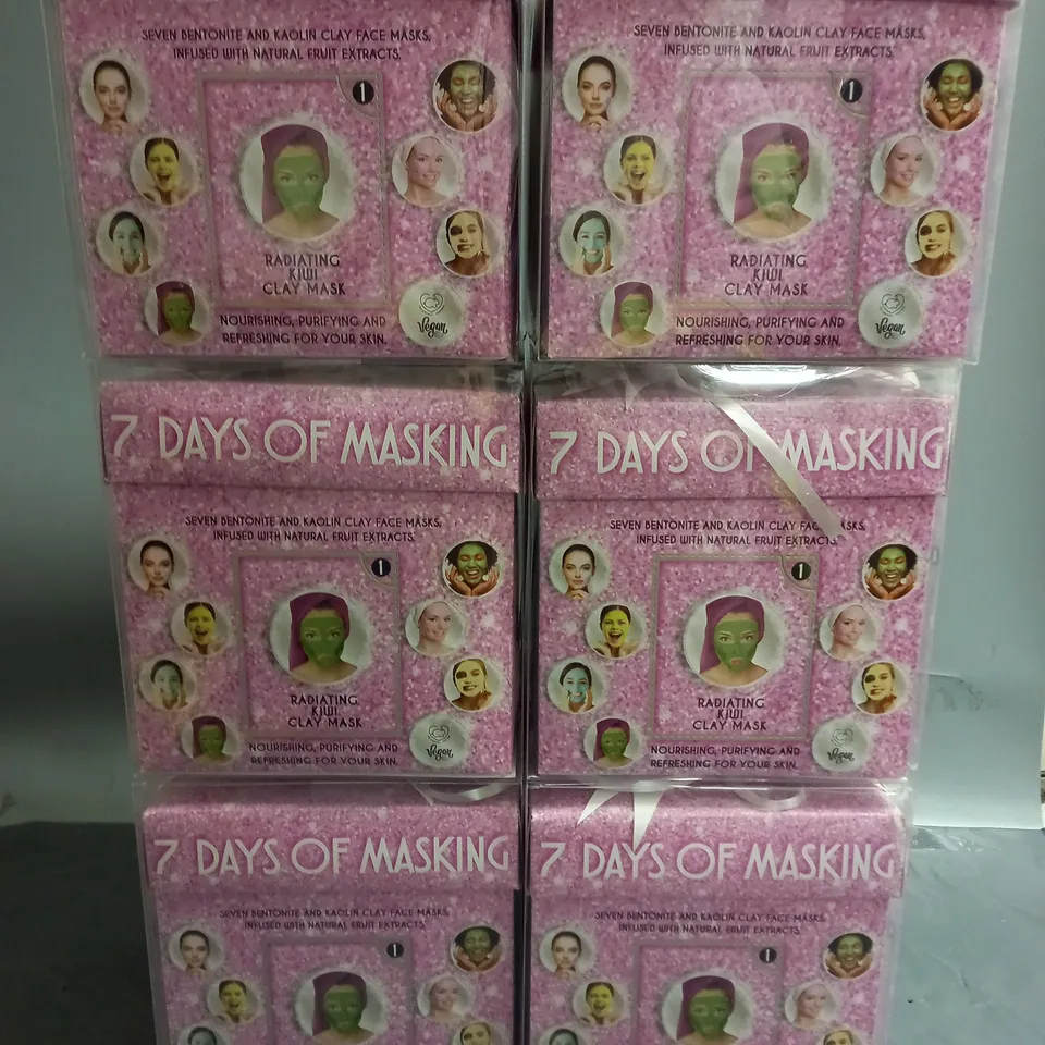 SKIN TREATS LOT OF 6 7 DAYS OF MASKING ADVENT CALENDER GIFT SET