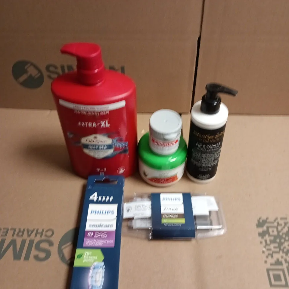 APPROXIMATEY 20 ASSORTED HEALTH AND BEAUTY PRODUCTS TO INCLUDE - SUDOCREM - OLD SPICE HAIR AND BODY WASH AND PHILIPS ZOOM TEETH WHITENING KIT