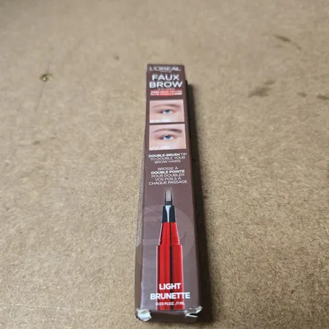 LOREAL PARIS FAUX BROW LIGHT BRUNETTE 1ML