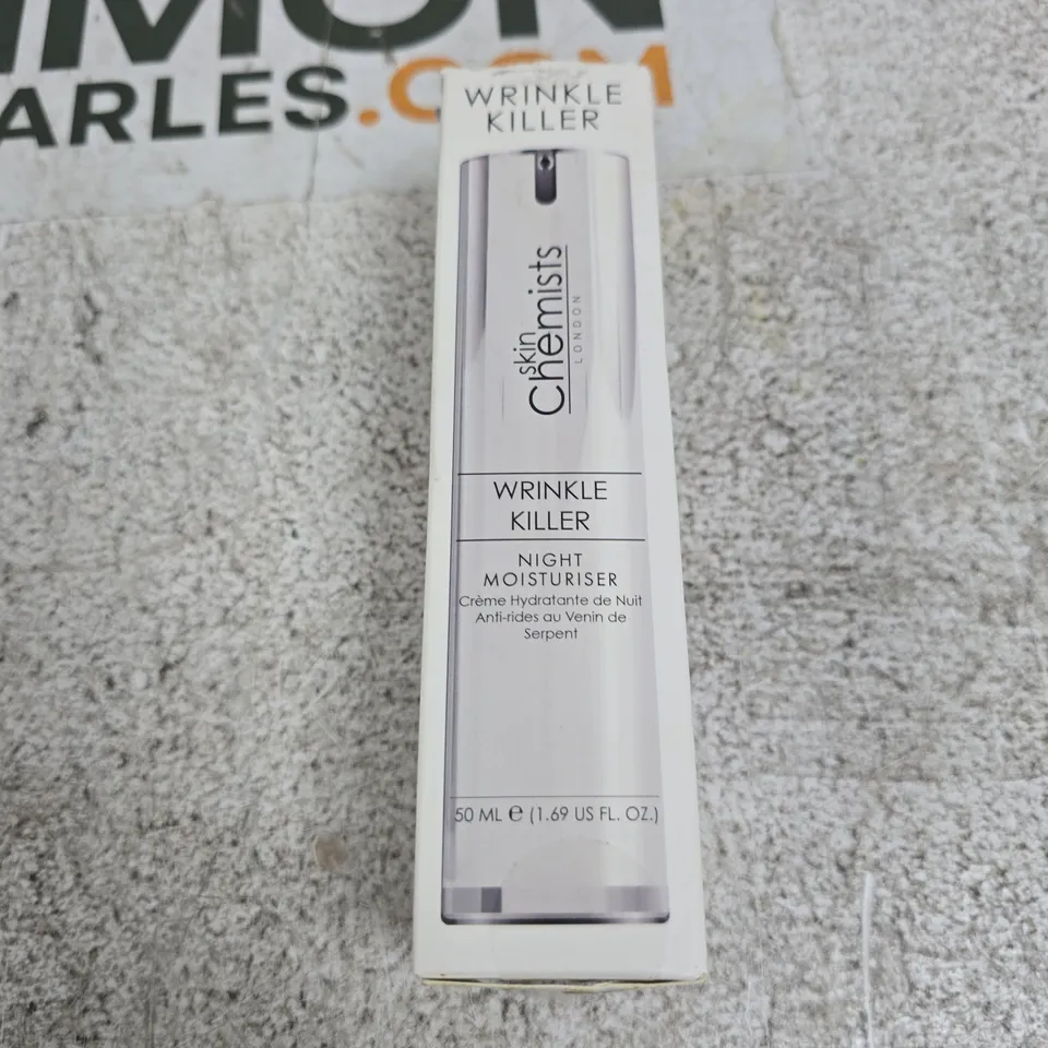 SKINCHEMISTS LONDON WRINKLE KILLER NIGHT MOISTURISER 50 ML