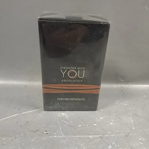 BOXED AND SEALED EMPORIO ARMANI STRONGER WITH YOU ABSOLUTELY PARFUM POUR HOMME 100ML