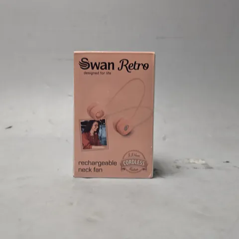 SEALED SWAN RETRO RECHARGEABLE NECK FAN