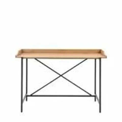 BOXED TORRINGTON DESK - NATURAL/BLACK (1 BOX)