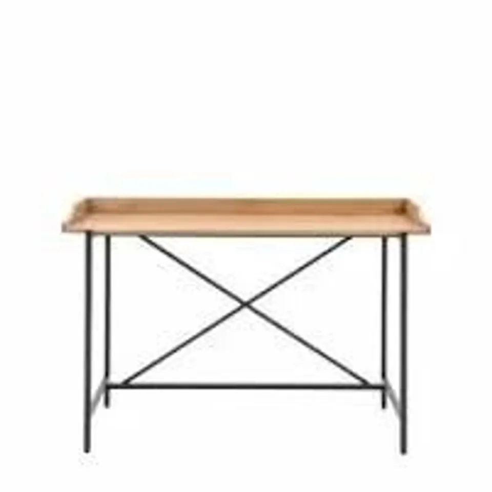 BOXED TORRINGTON DESK - NATURAL/BLACK (1 BOX)