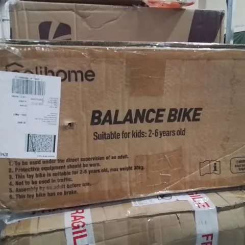BOXED KIDS BALANCE BIKE 