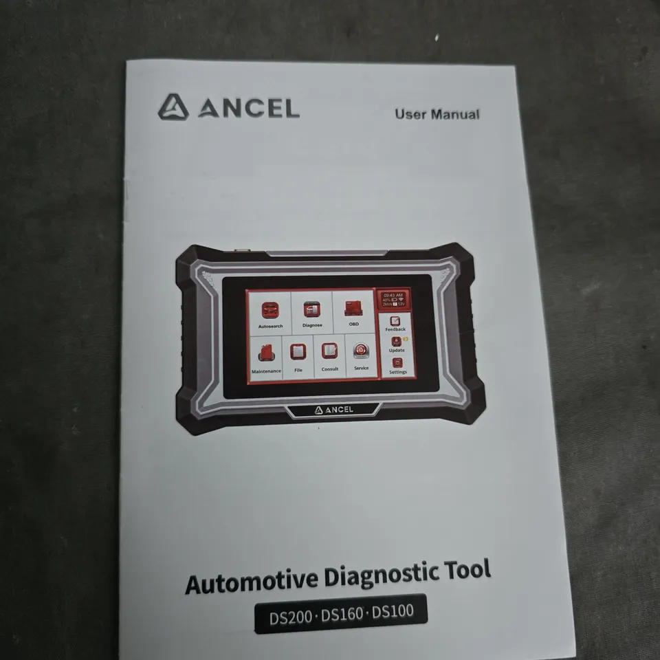ANCEL AUTOMOTIVE DIAGNOSTIC TOOL DS200/DS160/DS100 – HANDHELD OBD SCANNER IN CASE 