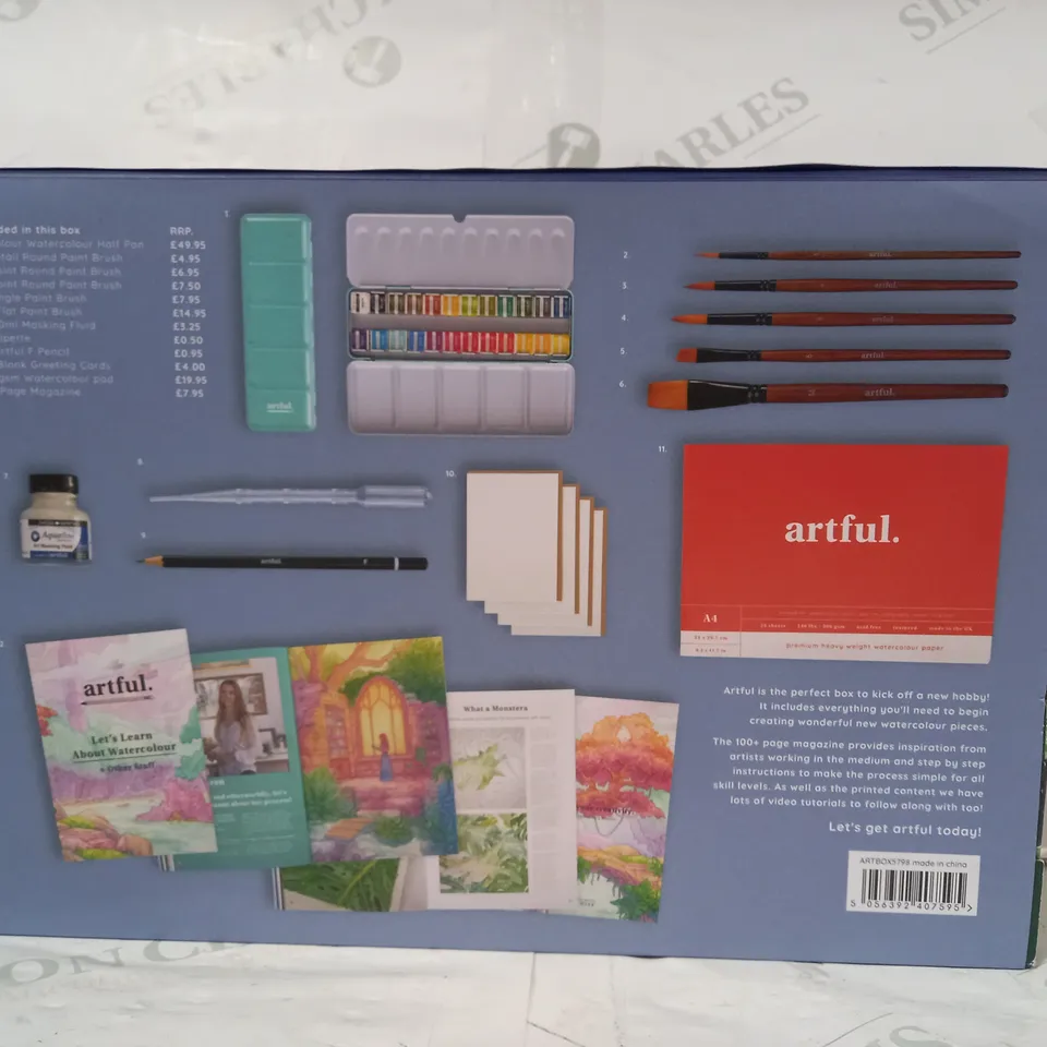 ARTFUL LET'S LEARN WATERCOLOUR