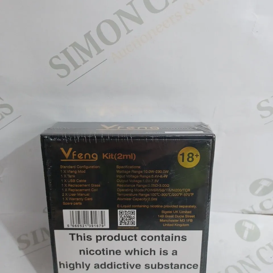 SEALED SNOWWOLF VFENG VAPE KIT IN BLUE