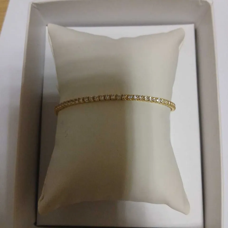 DIAMONIQUE 2CT TW FINE TENNIS BRACELET STERLING SILVER 