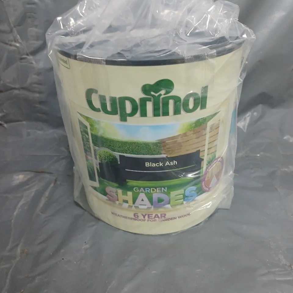 CUPRINOL GARDEN SHADES WEATHERPROOF PAINT IN BLACK ASH (2.5L) - COLLECTION ONLY