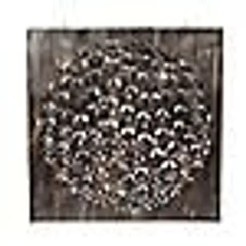 GARDEN STORIES OUTDOOR METAL WALL ART SOLAR LIGHT 