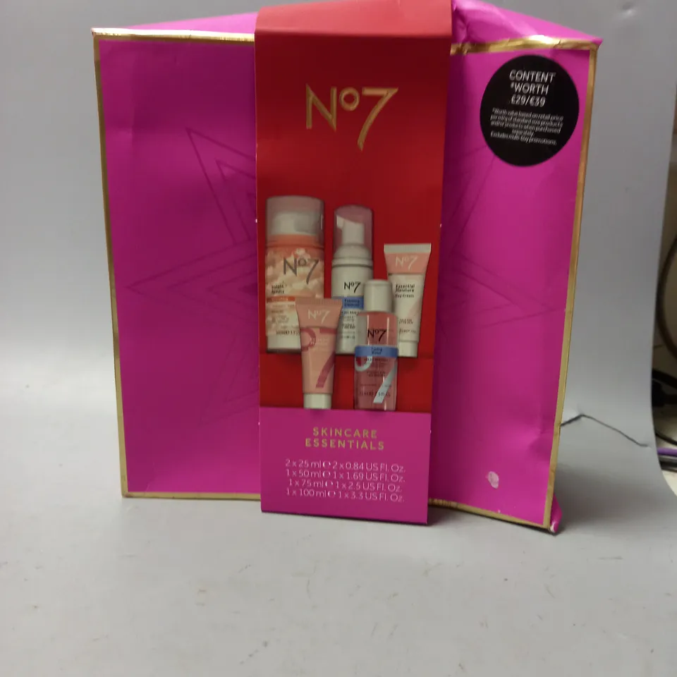 BOXED NO7 SKINCARE ESSENTIALS
