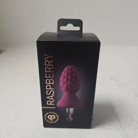 ROCKS OFF ASSBERRIES RASPBERRY VIBRATING BUTT PLUG