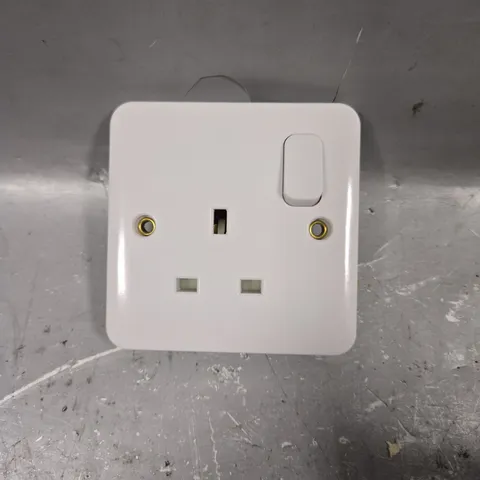 10 X SCHNEIDER MAINS SOCKET FACE PLATES 