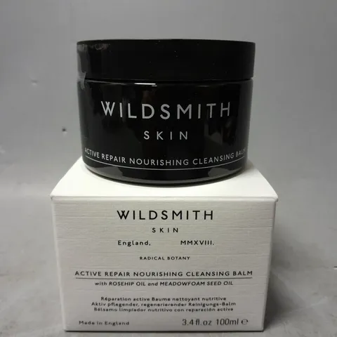 BOXED WILDSMITH ACTIVE REPAIR NOURISHING CLEANSING BALM 100ML