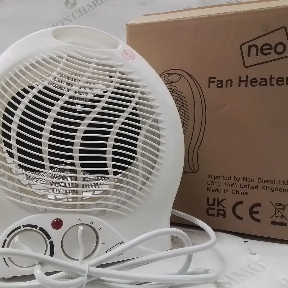 BOXED NEO FAN HEATER IN WHITE